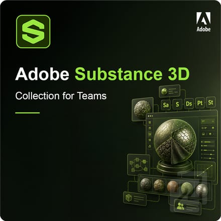 Adobe Substance 3D Collection for Teams 1 - 9 Gebruiker(s)