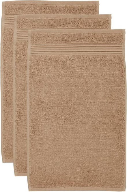 Beddinghouse Sheer set van 3 Gastendoekjes - 30x50 cm - Goud