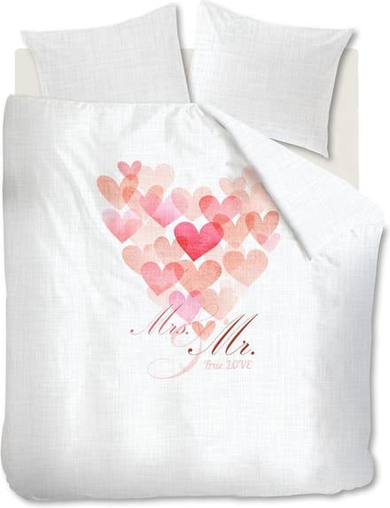 Ambiante Dina Dekbedovertrek - Tweepersoons - 200x200/220 cm - Pink