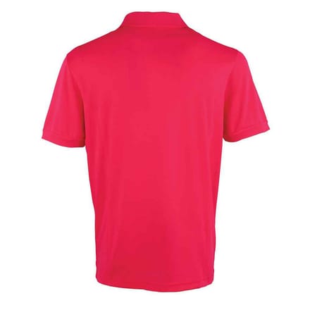 Premier Heren Coolchecker Pique Poloshirt (Heet Roze)