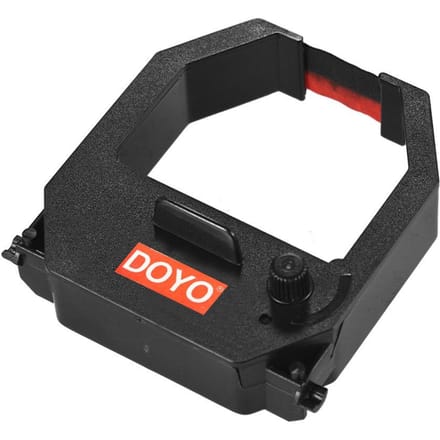 Tijdklok Lint Cassette Rood Zwart Inktkleuren voor Kantoor Elektronische Tijdklok Recorder Machine zwart