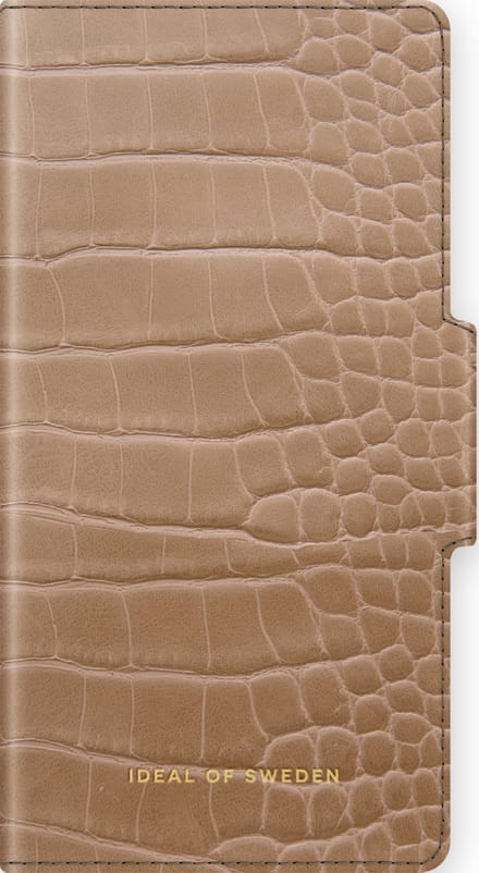 iDeal of Sweden Atelier Wallet iPhone 13 Mini Camel Croco