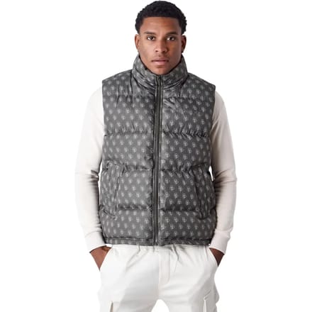 Mouwloze donsjas met monogram print Project X Paris