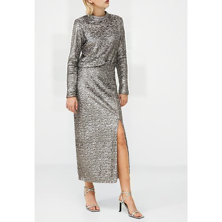 French Connection Adalynn Sequin Skirt Misc. Taglia: 8 | Minigonne Outlet | Donna