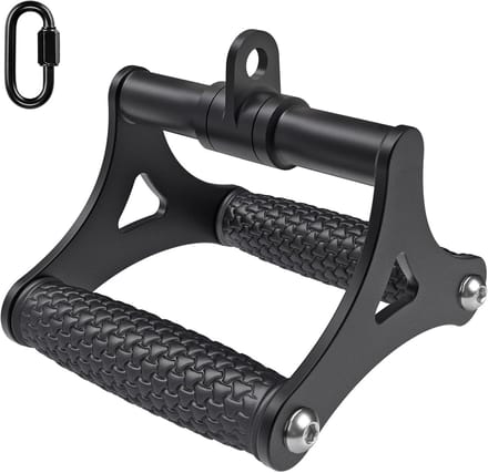 Heavy Duty Double D Handle voor Kabelmachine - V-Bar Cable Mount, Ergonomisch en Antislip, Ideaal voor Krachttraining