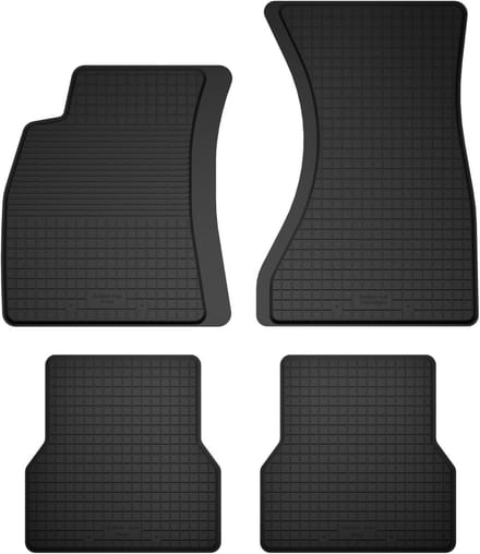 Wielganizator BasicProtect Serie - Rubberen Automatten - Audi A6 C7 - Antislip - 4 Stuks