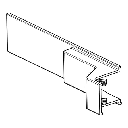AEG deksel, scharnier, boven, 7802,198x41.6mm 140179527035