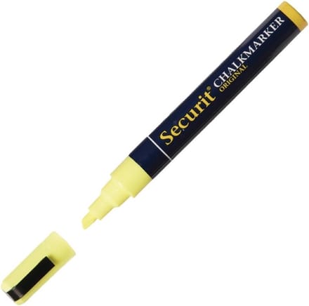 Securit® Original krijtstift met afgeschuinde punt in rood
