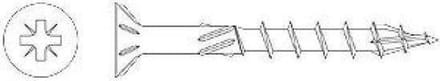 spaanplaatschroef TOPIX 4,0 x 70 mm kruiskop Heco (200st.)