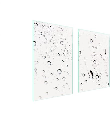 TMK ArtDeko - Glasplaat Bescherming - Kroppen - 65x52 cm