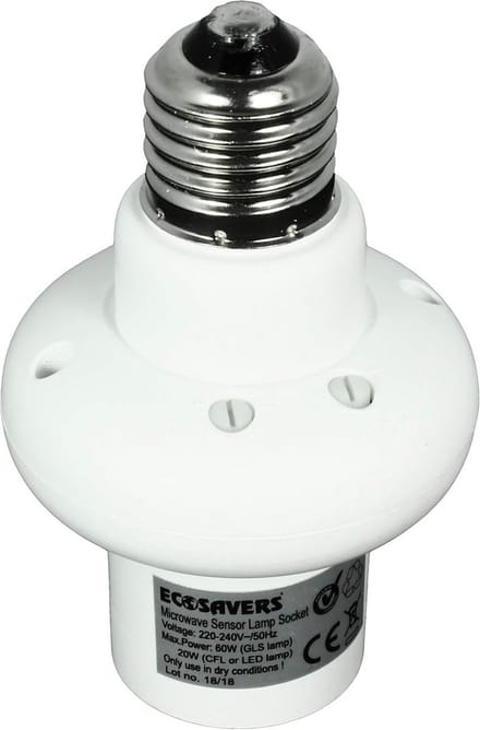 E27 microgolf bewegingsmelder lampvoet