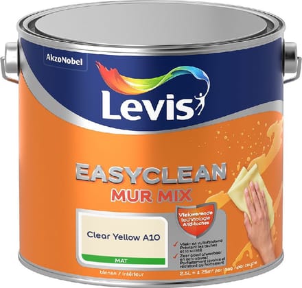 Levis - Easyclean Mur Mat Mix - Clear Yellow A10 - Mengverf - 2,5 L