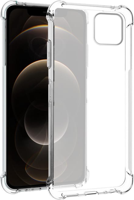 IPhone 12 Pro hoesje transparant siliconen backcover shockproof