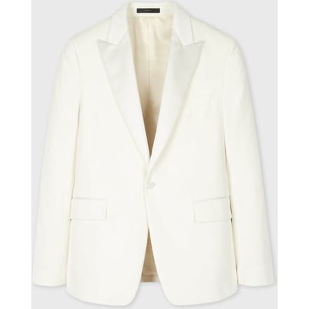 Paul Smith Evening 1btn Jacket White Maat: 48 | Blazers Outlet | Heren | Wit