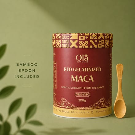 Red Gelatinized Maca Powder - Organic/Bio - 200g