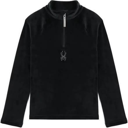 Skipully Spyder Girls Shimmer Bug Half Zip Black-M