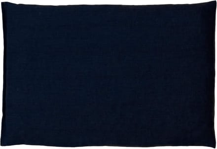 Warm en koud kruidenkussen gevuld met druivenpitten 30x20 cm donkerblauw