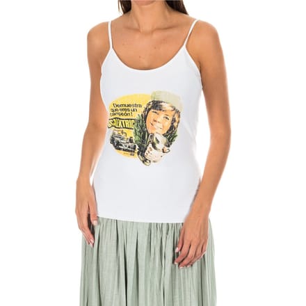 Dunne tanktop met ronde hals ADM0027 vrouw