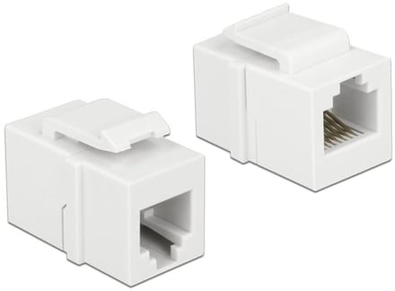 Keystone module RJ12 - wit