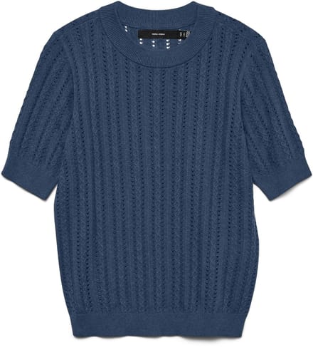 VERO MODA - VMMORENA 2/4 O-NECK PULLOVER GA BOO REPDames T-shirt