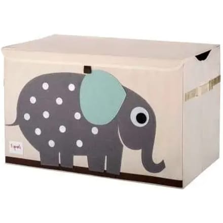 3 Sprouts Opbevaringskasse med låg Elephant