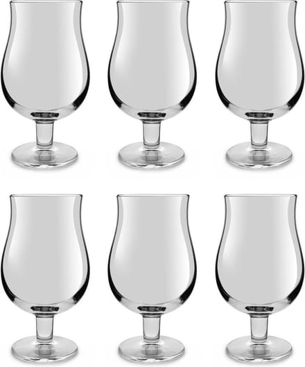 Royal Leerdam Bierglazen Mainz - 6x stuks - tulpglazen - 400 ml