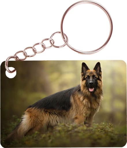 Sleutelhanger 6x4cm - Duitse Herder
