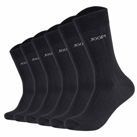 JOOP! Sokken Premium Essential Mercerised Socks 6P Set van 6