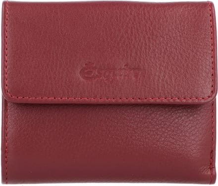 Esquire Peru Portemonnee RFID Leer 10 cm - Dames - Horizontaal - rot