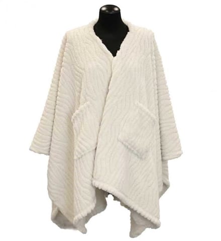 Unique Living | Clio omslagplaid 148x160 Dove White
