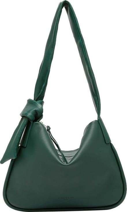 LIEBESKIND BERLIN Leren Schoudertas Erin Hobo Fairy Forest Donkergroen