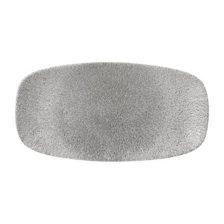 Churchill Raku Jasper Grey Chefs Ovaal Bord 29.8 x 15.2cm (12 stuks)