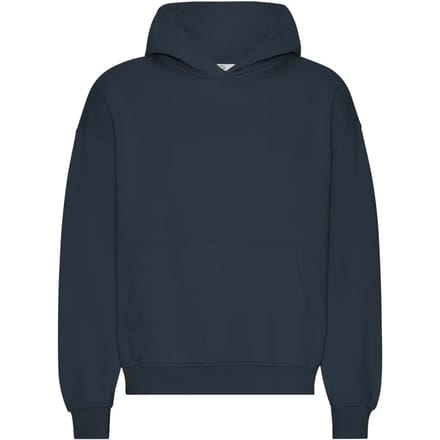 Oversized sweatshirt met capuchon Colorful Standard Organic Navy Blue