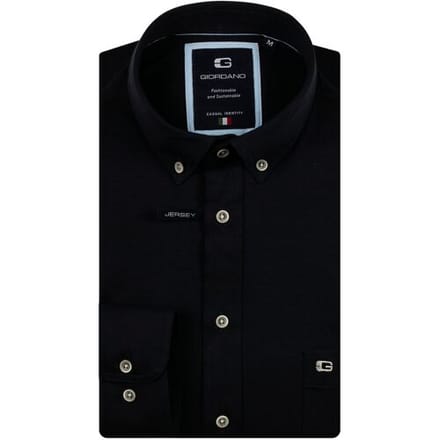 Giordano – Ivy – Overhemd – Liquid cotton – button down kraag – Navy - Regular Fit - NOS7078-60