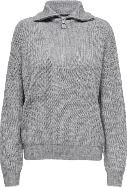 Only Baker Half-Zip Knit Sweater Dames - Maat S