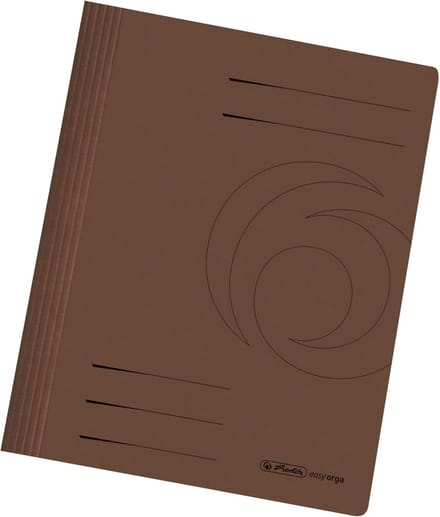 Manilla Gevouwen Platte Vijlen A4 Bruin - Set van 10