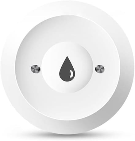 Waterlek Detector - Slimme Sensor - Huis Beveiligen - Real-time Meldingen - 50 x 50 mm - Wit