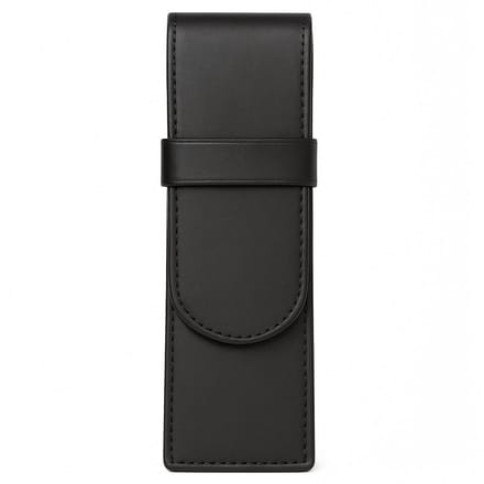 Alassio penetui - 2 pennen - leer - zwart - JU-2610