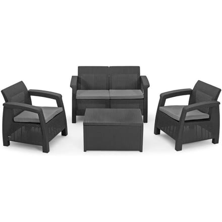 Loungeset Connor met opbergtafel | NADUVI Collection