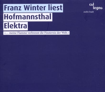 Franz Winter - Elektra, Gelezen Von Franz Winter (2 CD)