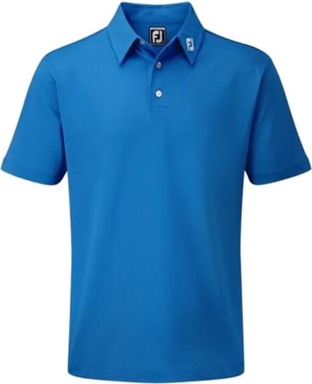 Footjoy Pique Poloshirt 91817 Cobalt Blauw