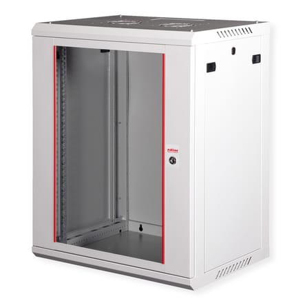ROLINE 19” wandbehuizing Basic Plus 18U, 600x450 BxT grijs