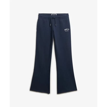 Vrouwelijke low-rise flared joggingbroek Superdry Athletic Essentials