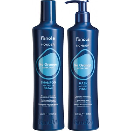Fanola Wonder No Orange Shampoo 350ml + Masker 350ml