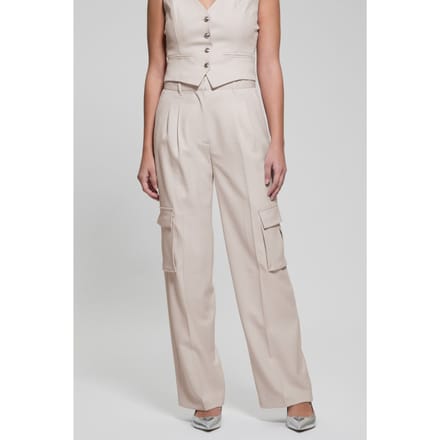 GUESS  Eco Matea Perfect Cargo Muted Stone Multi Größe: S/32 | Stoffhosen Outlet | Damen