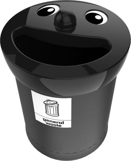Smiley Face afvalbak 52 liter, general waste (VB719433)