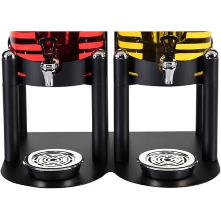 GGM Gastro Saftspender - 2x 6 Liter - Schwarz Zwart