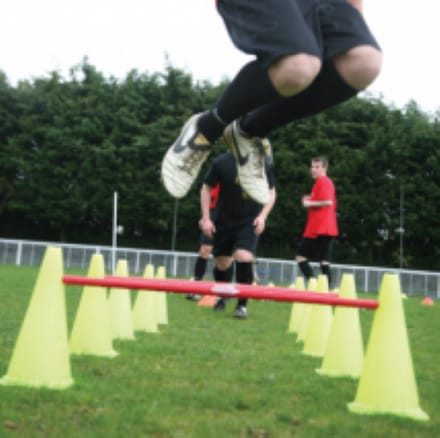 Agility Set 5 stokken en 10 pionnen