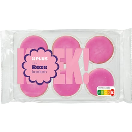 Mini roze koeken