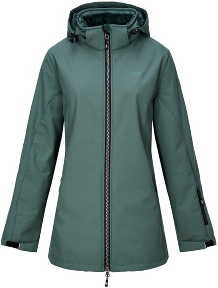 Nord Berg Padded Softshell Tiara Dames - Jas - Groen Xl